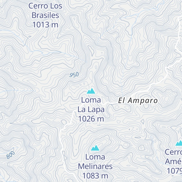 Map of Loma La Lapa