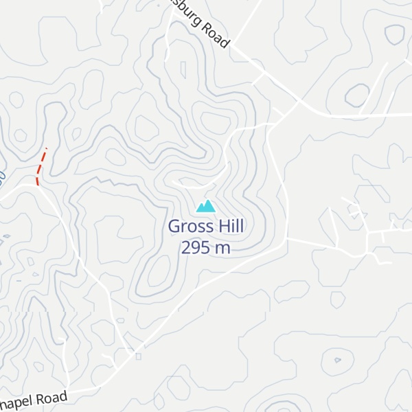 Map of Gross Hill