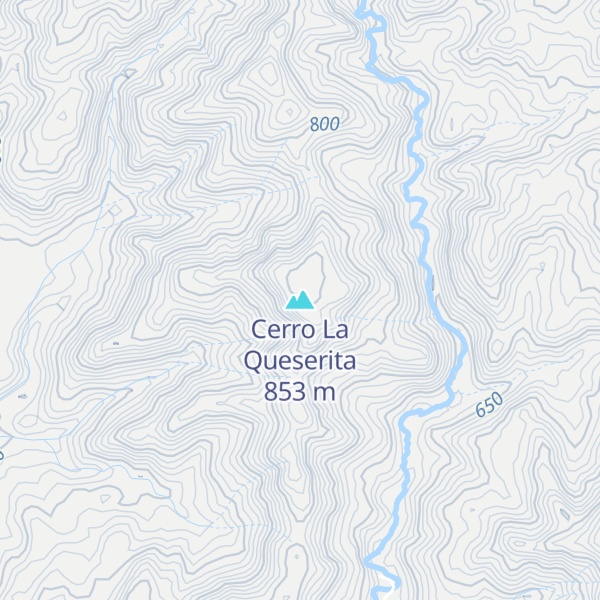 Map of Cerro La Queserita