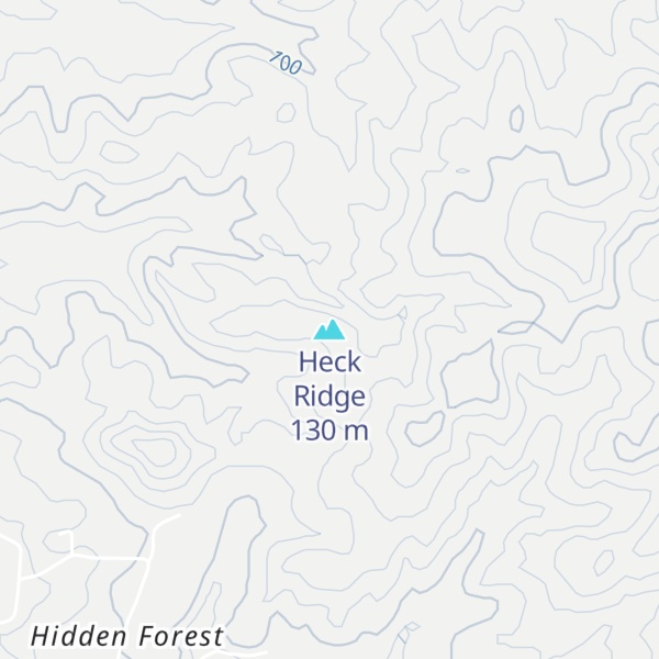 Map of Heck Ridge