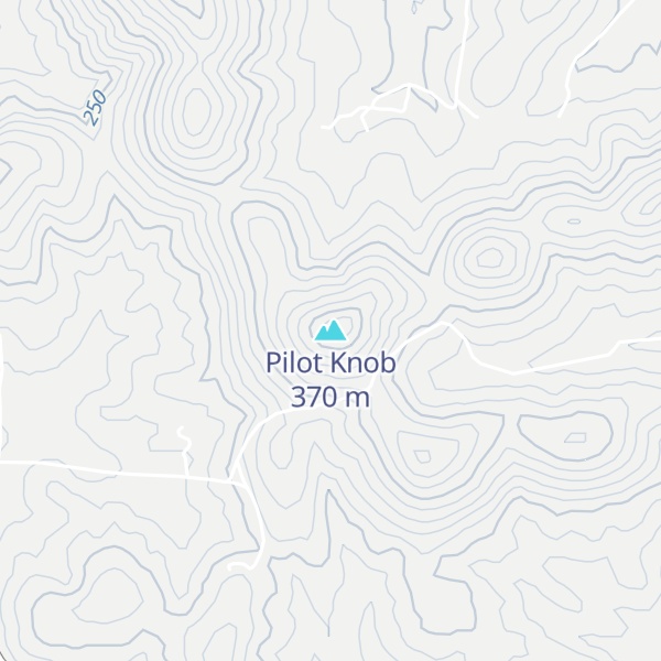 Map of Pilot Knob