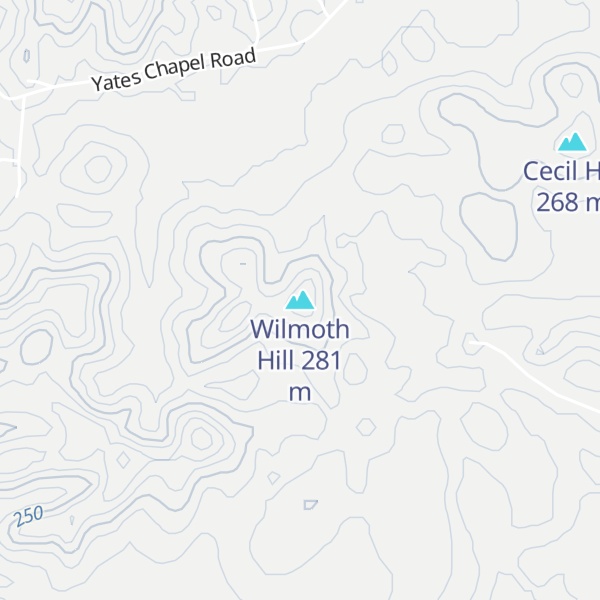 Map of Wilmoth Hill