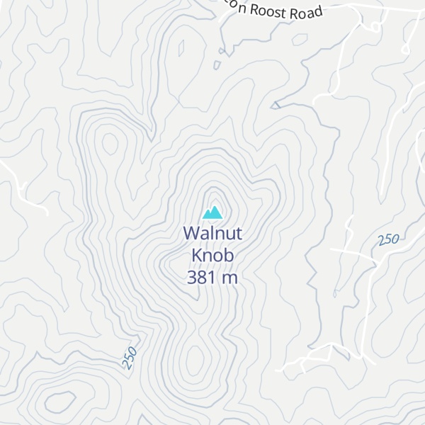Map of Walnut Knob