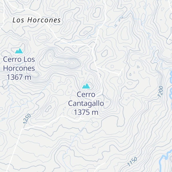 Map of Cerro Cantagallo