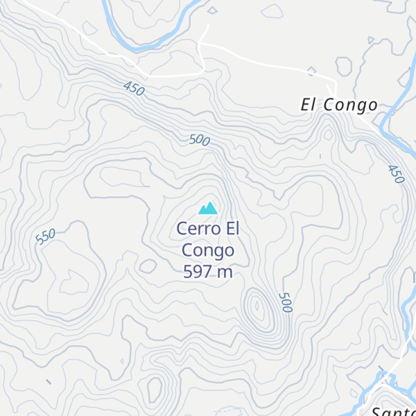 Map of Cerro El Congo