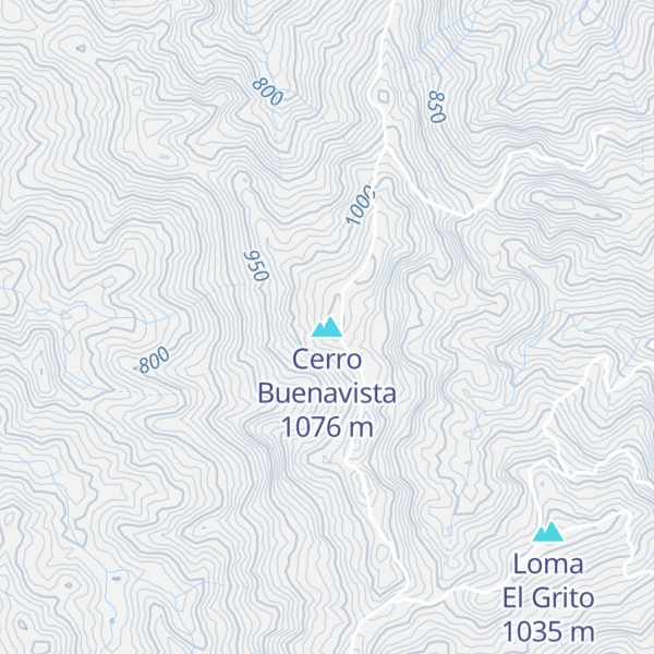 Map of Cerro Buenavista