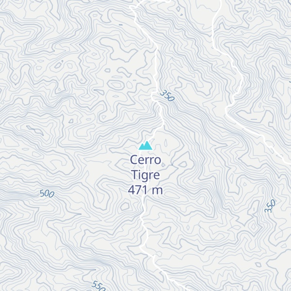 Map of Cerro Tigre
