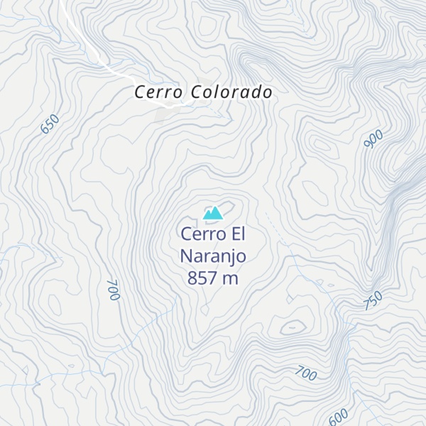 Map of Cerro El Naranjo