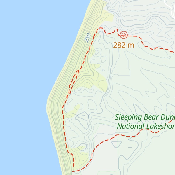 Map of Empire Bluffs