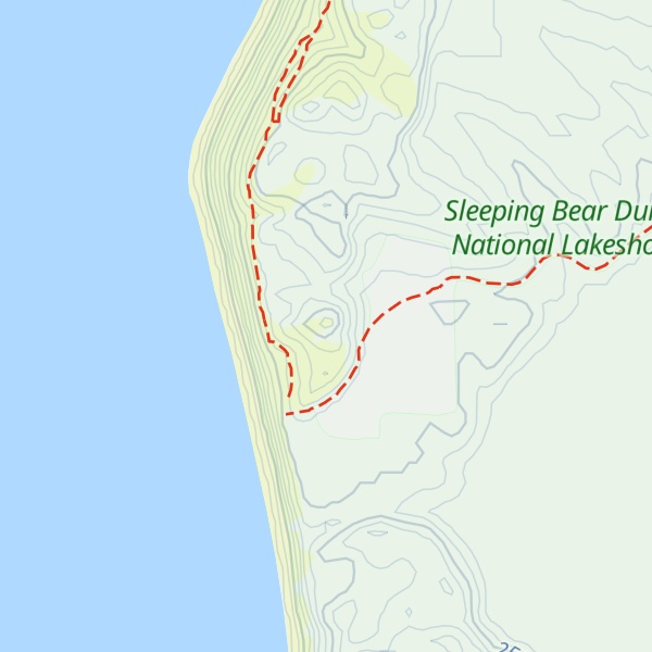 Map of Old Baldy Dune