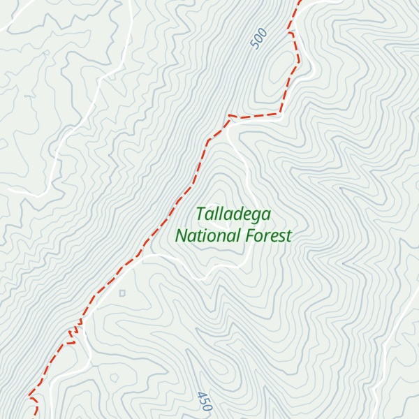 Map of Horn Mountain