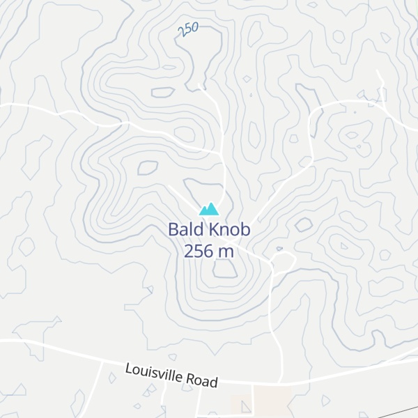 Map of Bald Knob