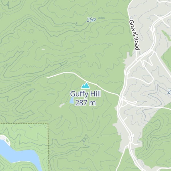 Map of Guffy Hill