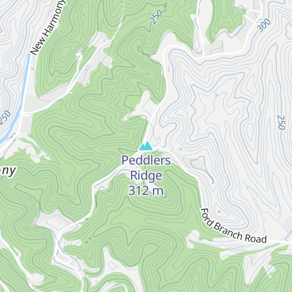 Map of Peddlers Ridge