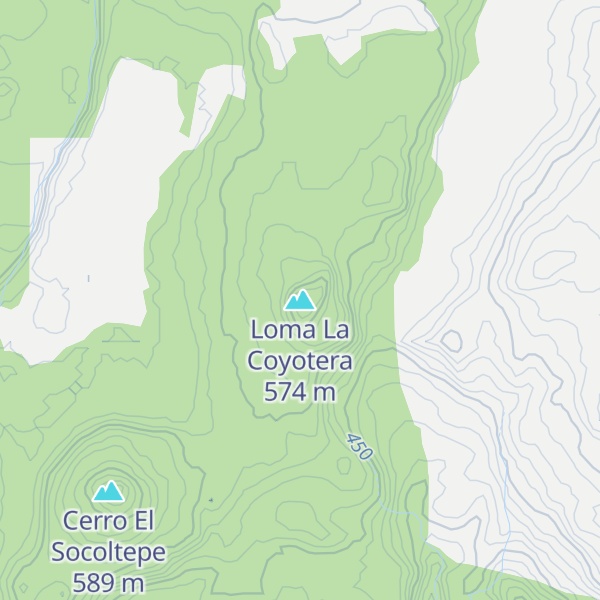 Map of Loma La Coyotera