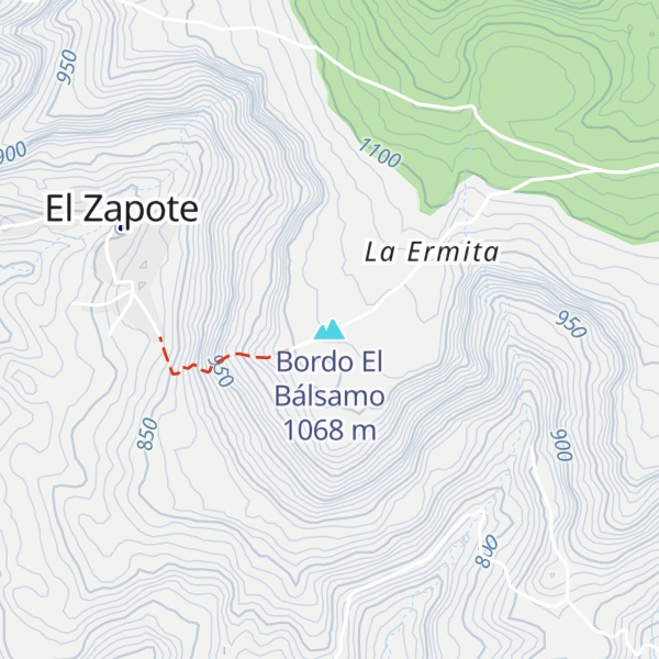 Map of Bordo El Bálsamo