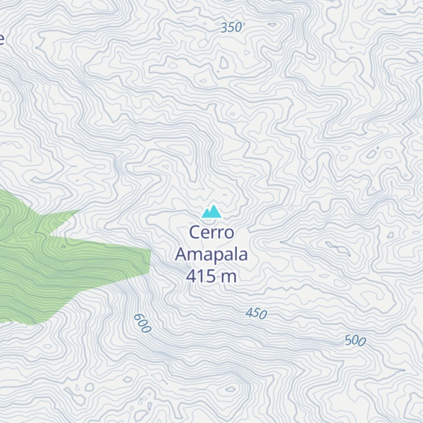Map of Cerro Amapala