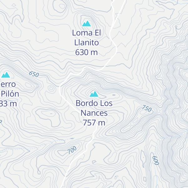Map of Bordo Los Nances