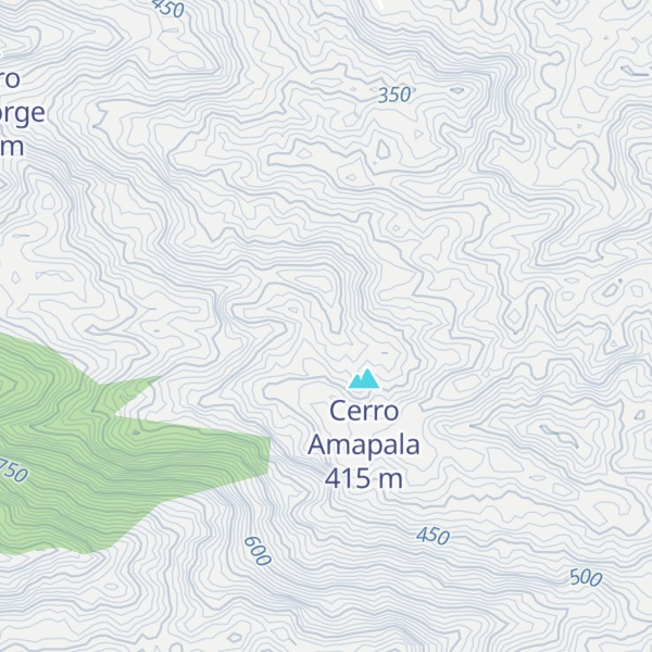 Map of Cerro del Diablo