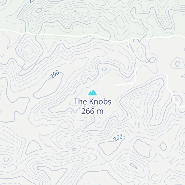 Map of The Knobs