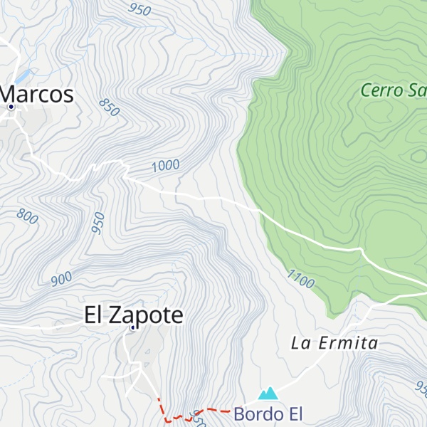 Map of Cerro La Ermita