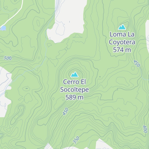 Map of Cerro El Socoltepe