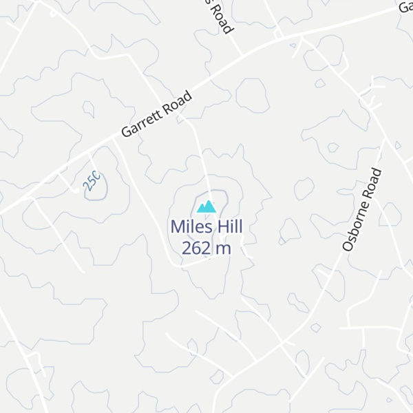 Map of Miles Hill