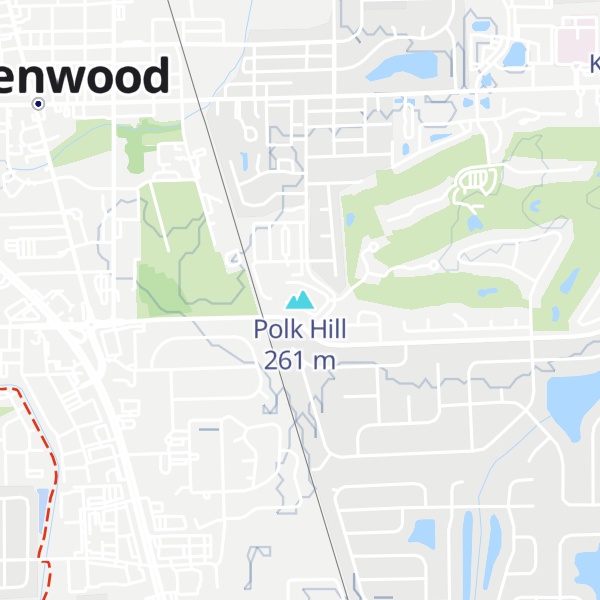 Map of Polk Hill