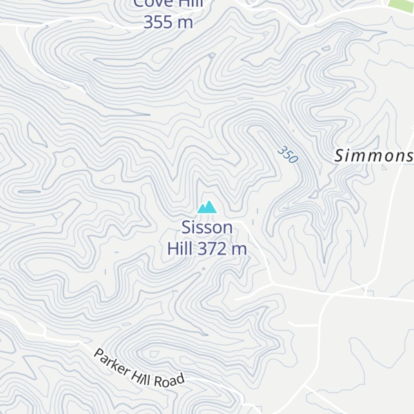 Map of Sisson Hill