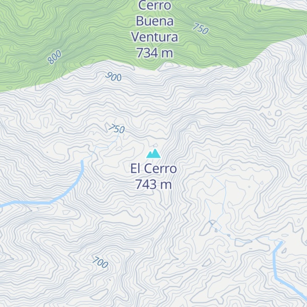 Map of El Cerro