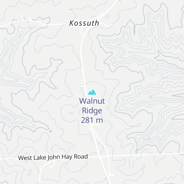 Map of Walnut Ridge