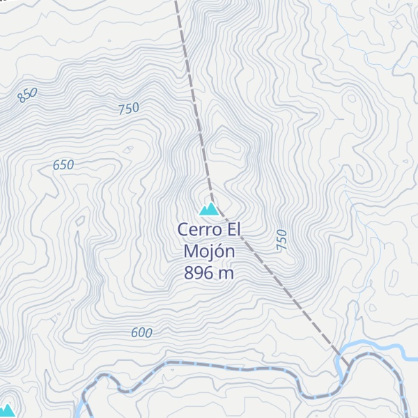 Map of Cerro El Mojón