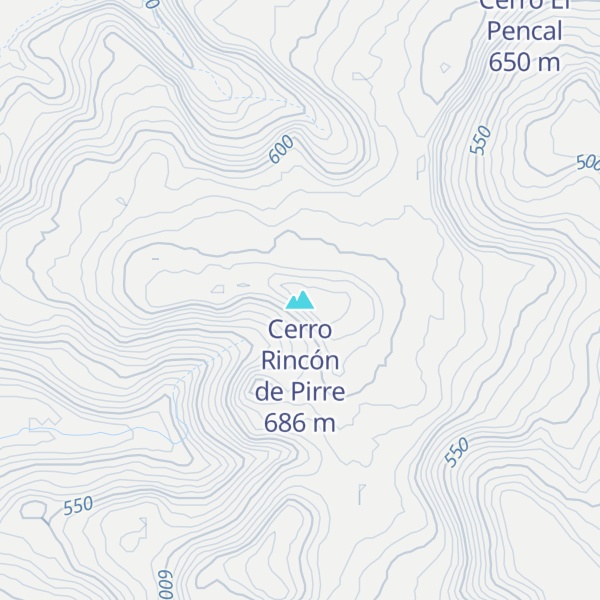 Map of Cerro Rincón de Pirre