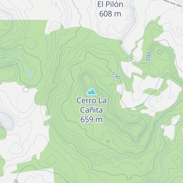 Map of Cerro La Cañita