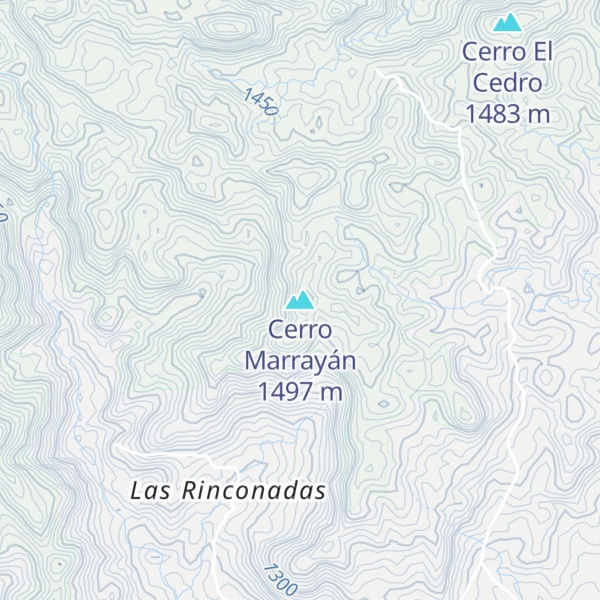 Map of Cerro Marrayán