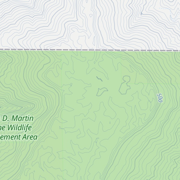 Map of Little Cumberland Mountain