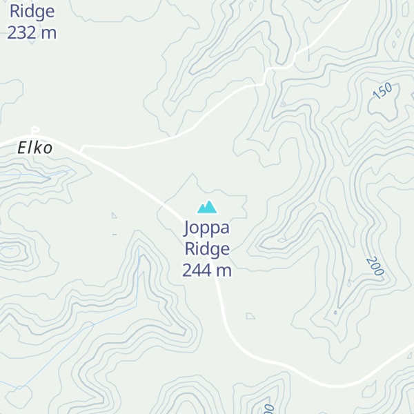 Map of Joppa Ridge