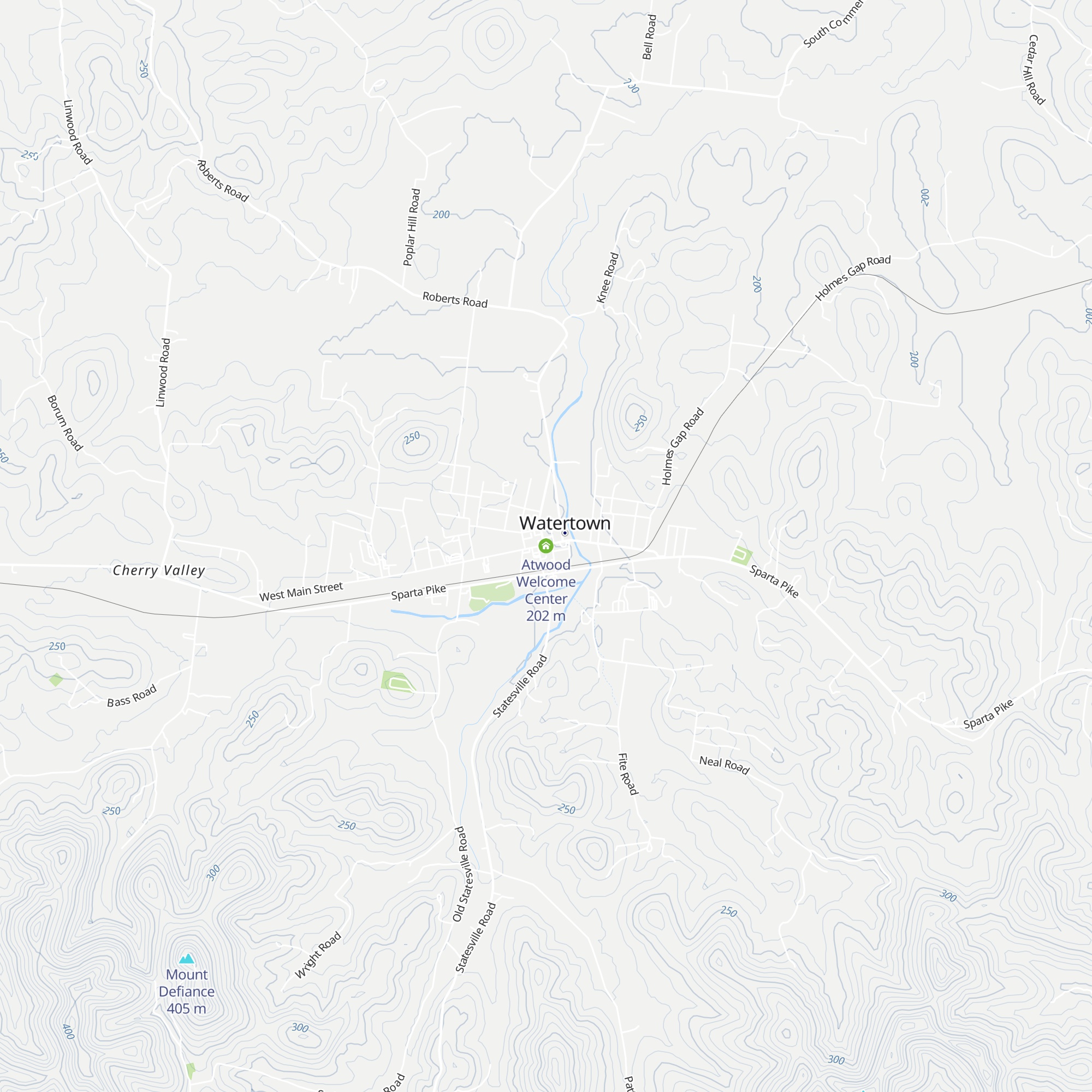 Atwood Welcome Center map