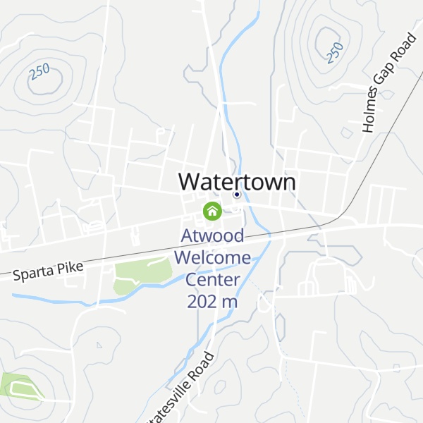 Map of Watertown Archives