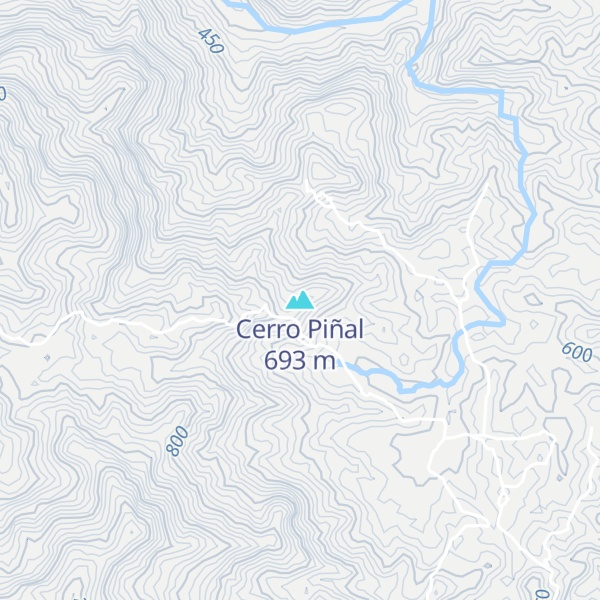 Map of Cerro Piñal