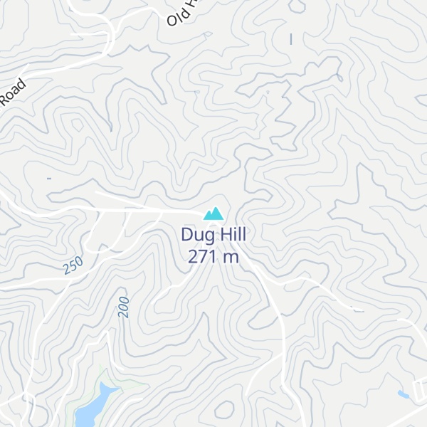 Map of Dug Hill