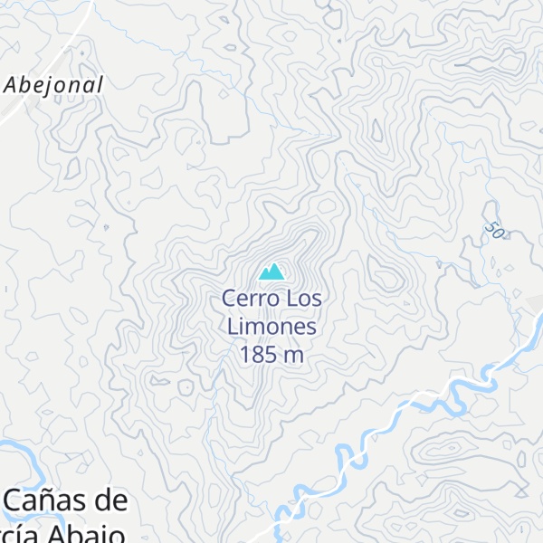 Map of Cerro Los Limones