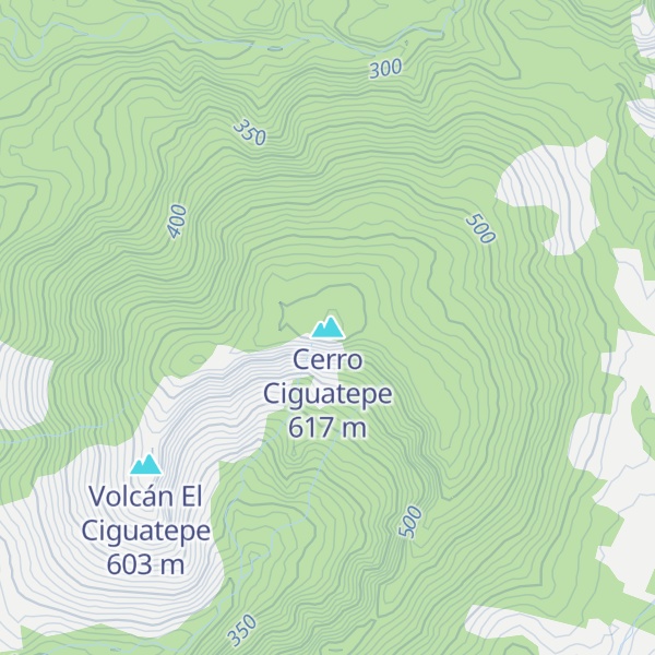 Map of Cerro Ciguatepe
