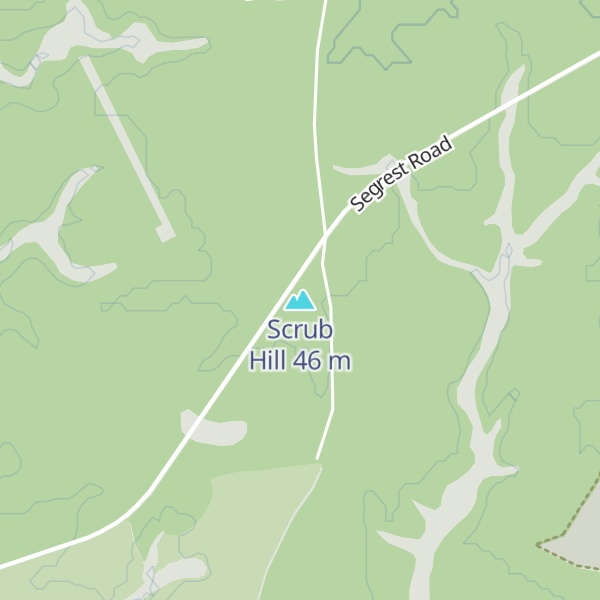 Map of Scrub Hill