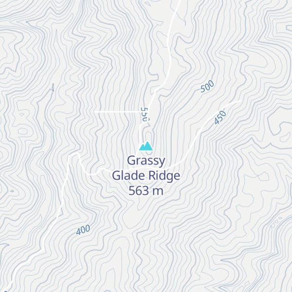 Map of Grassy Glade Ridge