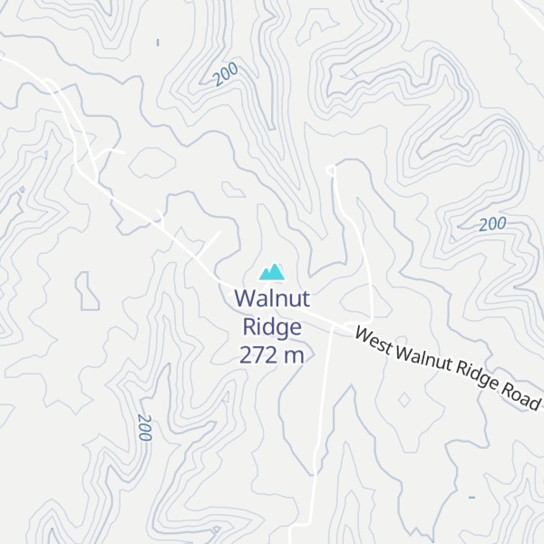Map of Walnut Ridge