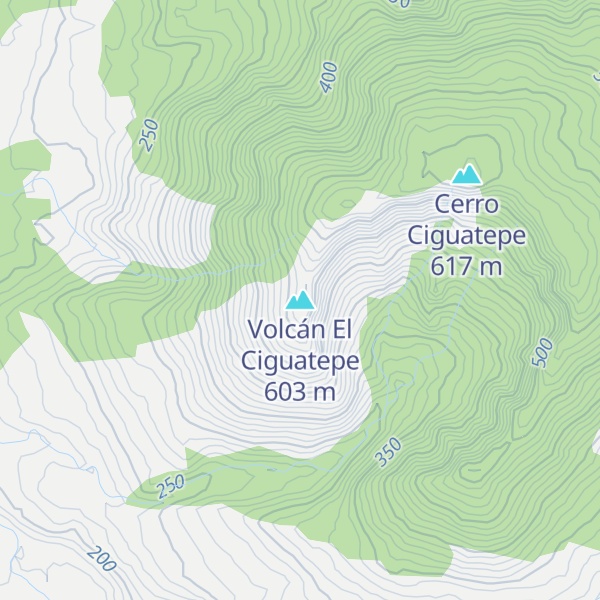 Map of Volcán El Ciguatepe