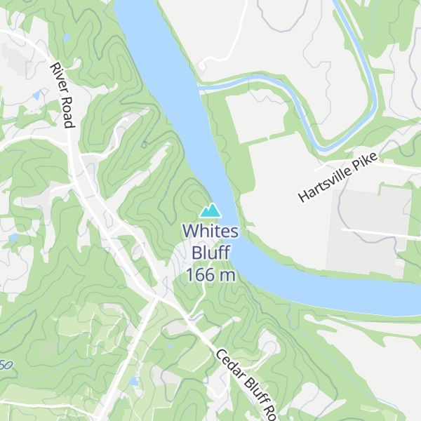 Map of Whites Bluff