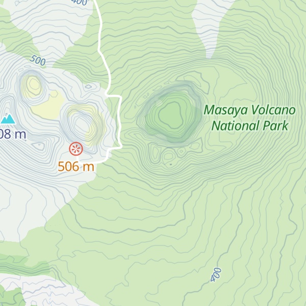 Map of Volcán Masaya