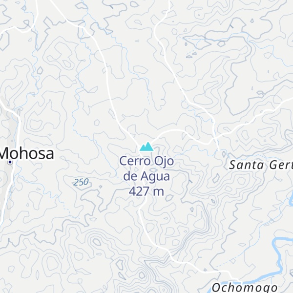 Map of Cerro Ojo de Agua